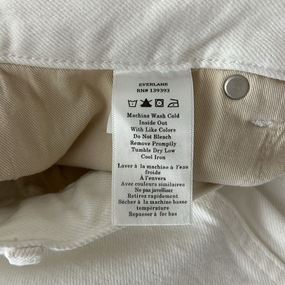 NWT Everlane Organic Cotton The '90s Cheeky®
Jean in Bone Size 24 - Picture 7 of 14